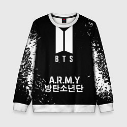 Свитшот детский BTS ARMY, цвет: 3D-белый