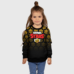 Свитшот детский Brawl Stars, цвет: 3D-черный — фото 2