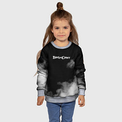 Свитшот детский Чёрный клевер, цвет: 3D-меланж — фото 2