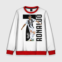 Свитшот детский Ronaldo the best, цвет: 3D-красный