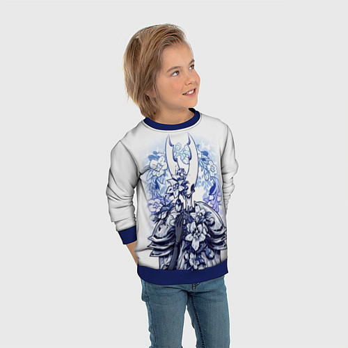 Детский свитшот Hollow Knight / 3D-Синий – фото 3