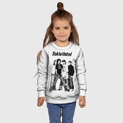 Свитшот детский Tokio Hotel pop rock band, цвет: 3D-белый — фото 2