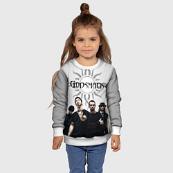 Свитшот детский Godsmack, цвет: 3D-белый — фото 2