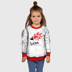 Свитшот детский Louna, цвет: 3D-красный — фото 2