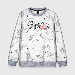 Свитшот детский STRAY KIDS АВТОГРАФЫ, цвет: 3D-меланж