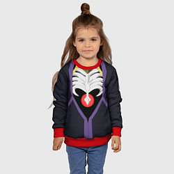 Свитшот детский Overlord Momonga, цвет: 3D-красный — фото 2