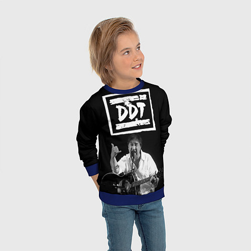 Детский свитшот ДДТ / 3D-Синий – фото 3