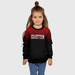 Свитшот детский Led Zeppelin, цвет: 3D-черный — фото 2