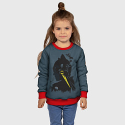 Свитшот детский Batman, цвет: 3D-красный — фото 2