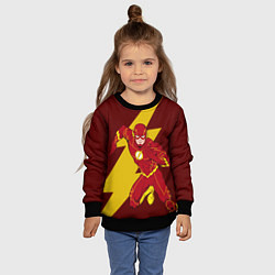 Свитшот детский The Flash, цвет: 3D-черный — фото 2