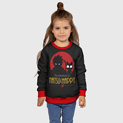Свитшот детский Хвост Феи Natsu i Happy, цвет: 3D-красный — фото 2