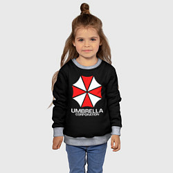 Свитшот детский UMBRELLA CORP, цвет: 3D-меланж — фото 2