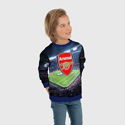 Свитшот детский FC Arsenal, цвет: 3D-синий — фото 2