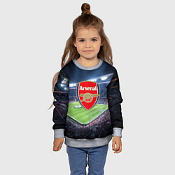 Свитшот детский FC Arsenal, цвет: 3D-меланж — фото 2