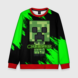 Свитшот детский MINECRAFT CREEPER, цвет: 3D-красный