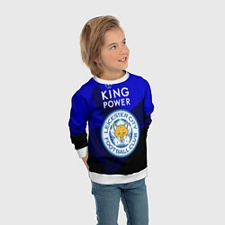 Свитшот детский Leicester City, цвет: 3D-белый — фото 2