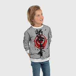 Свитшот детский Синкёкусинкай каратэ - до, цвет: 3D-белый — фото 2