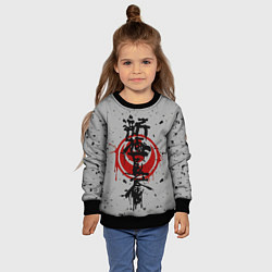 Свитшот детский Синкёкусинкай каратэ - до, цвет: 3D-черный — фото 2