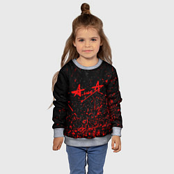 Свитшот детский АлисА, цвет: 3D-меланж — фото 2