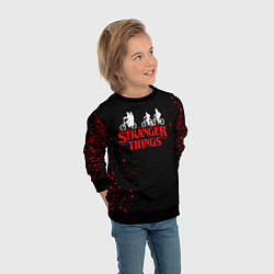 Свитшот детский STRANGER THINGS, цвет: 3D-черный — фото 2