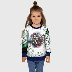 Свитшот детский KIMETSU NO YAIBA, цвет: 3D-синий — фото 2
