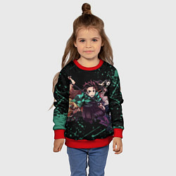 Свитшот детский KIMETSU NO YAIBA, цвет: 3D-красный — фото 2