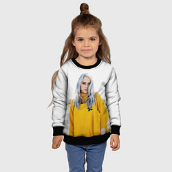 Свитшот детский BILLIE EILISH, цвет: 3D-черный — фото 2