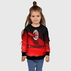 Свитшот детский Милан, цвет: 3D-черный — фото 2