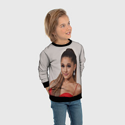 Свитшот детский Ariana Grande Ариана Гранде, цвет: 3D-черный — фото 2