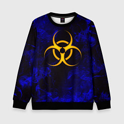 Свитшот детский BIOHAZARD, цвет: 3D-черный