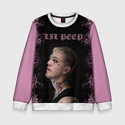 Свитшот детский LiL PEEP, цвет: 3D-белый