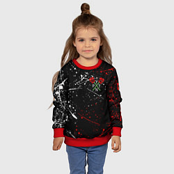 Свитшот детский Payton Moormeier: TikTok, цвет: 3D-красный — фото 2