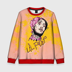 Свитшот детский Lil Peep, цвет: 3D-красный