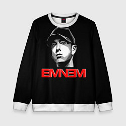 Свитшот детский Eminem, цвет: 3D-белый