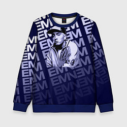 Свитшот детский Eminem, цвет: 3D-синий