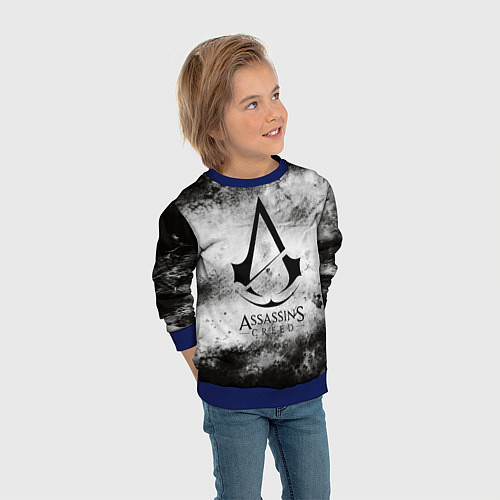 Детский свитшот Assassin’s Creed / 3D-Синий – фото 3