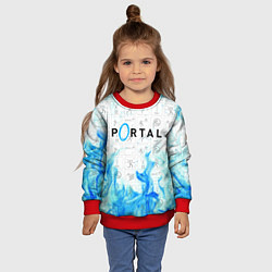 Свитшот детский PORTAL, цвет: 3D-красный — фото 2