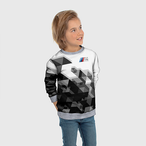 Детский свитшот BMW / 3D-Меланж – фото 3