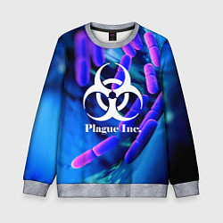 Свитшот детский PLAGUE INC, цвет: 3D-меланж