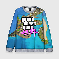 Свитшот детский GRAND THEFT AUTO:VICE CITY, цвет: 3D-меланж