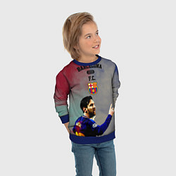 Свитшот детский Messi, цвет: 3D-синий — фото 2