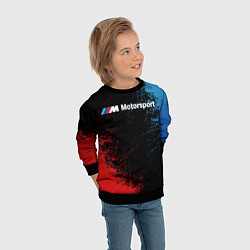 Свитшот детский БМВ Мотоспорт, цвет: 3D-черный — фото 2
