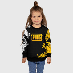 Свитшот детский PUBG, цвет: 3D-черный — фото 2