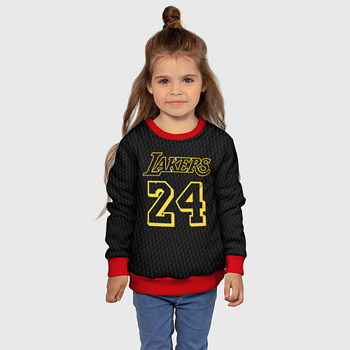Детский свитшот Kobe Bryant / 3D-Красный – фото 4