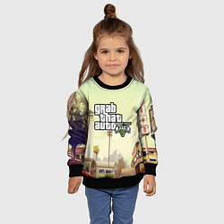 Свитшот детский GTA 5, цвет: 3D-черный — фото 2
