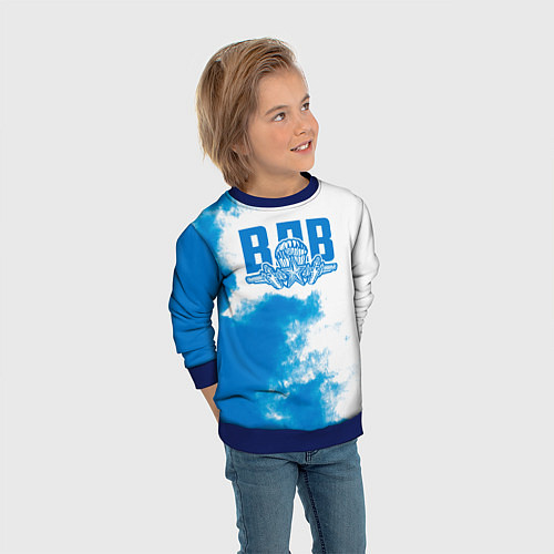 Детский свитшот ВДВ / 3D-Синий – фото 3