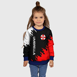 Свитшот детский UMBRELLA CORP, цвет: 3D-синий — фото 2