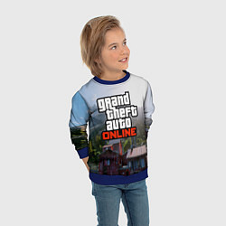 Свитшот детский GTA Online, цвет: 3D-синий — фото 2