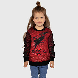 Свитшот детский Three Days Grace art, цвет: 3D-черный — фото 2