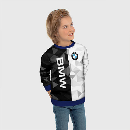 Детский свитшот BMW / 3D-Синий – фото 3